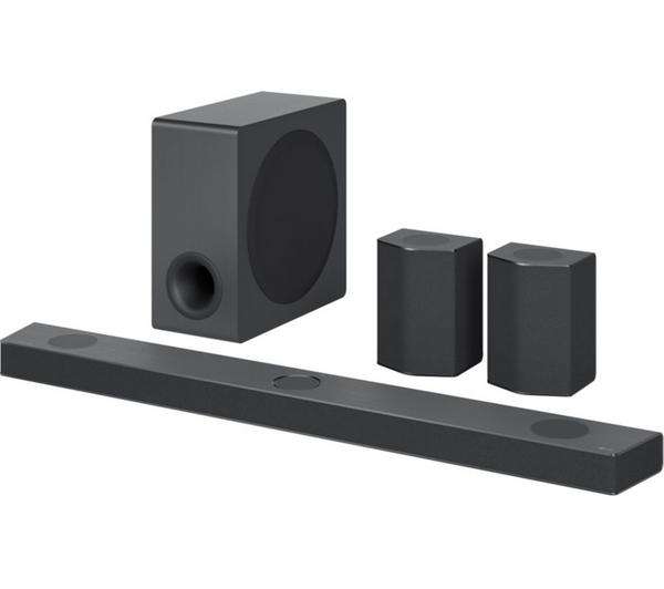 LG S95QR 9.1.5 Wireless Sound Bar with Dolby Atmos plus tv LG 27TQ615S-PZ 27" Smart Full HD LED TV Monitor (with code)